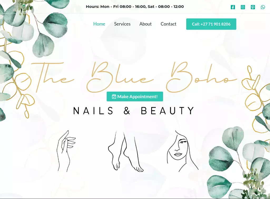The Blue Boho Home Page